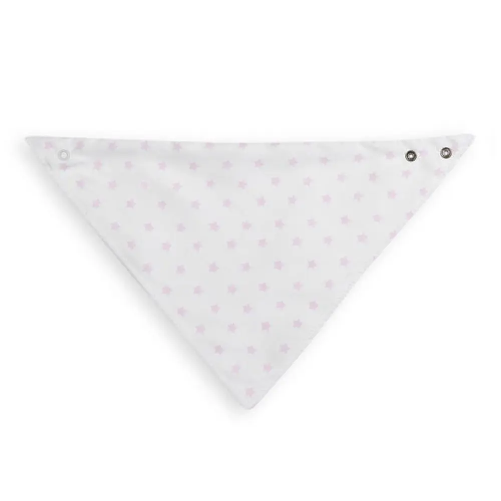 Interbaby ŠÁTEK 38 X 27 HVĚZDA - růžová