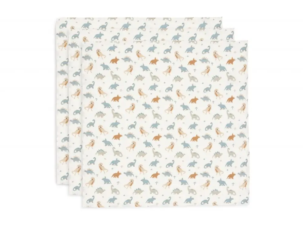 Jollein Pleny 3 ks 70x70 cm Roarsome