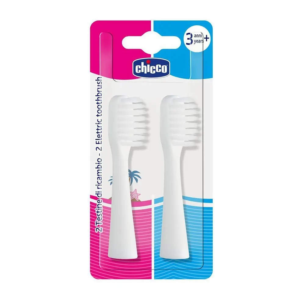 Chicco HLAVY ELEKTRICKÝCH ZUBNÍCH KARTÁČKŮ 36M+