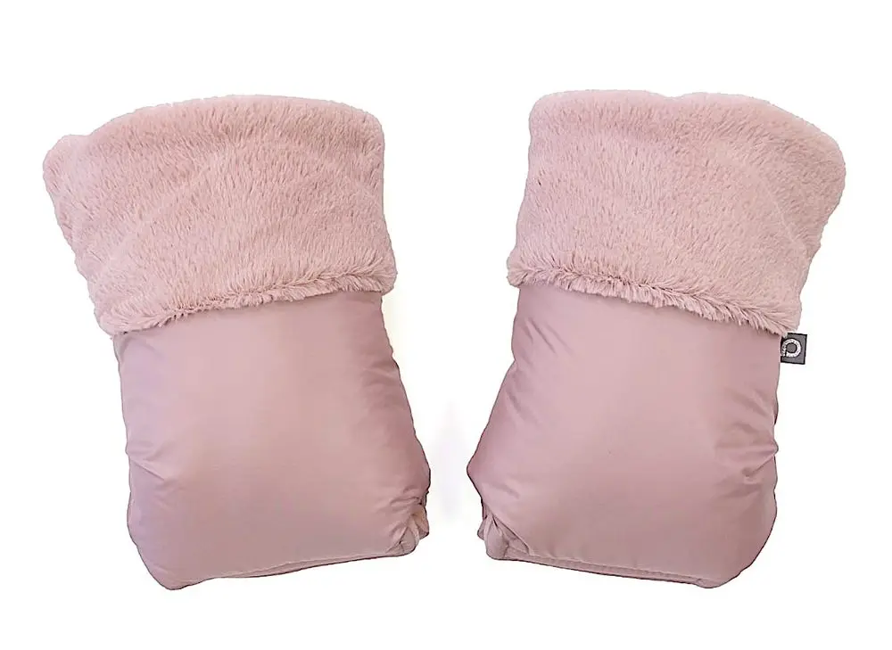 rukavice na kočárek Fur Pink