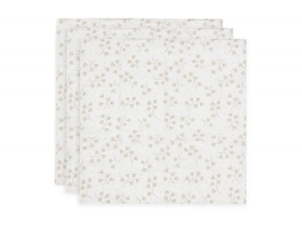 Jollein Pleny 3 ks 70x70 cm Leafy Dreams