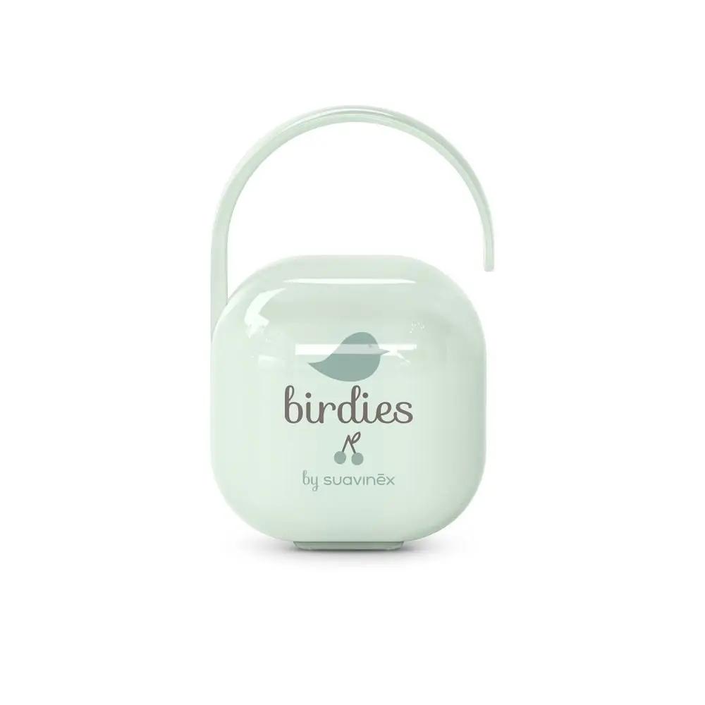 Suavinex krabička na dudlík BIRDIES - zelená
