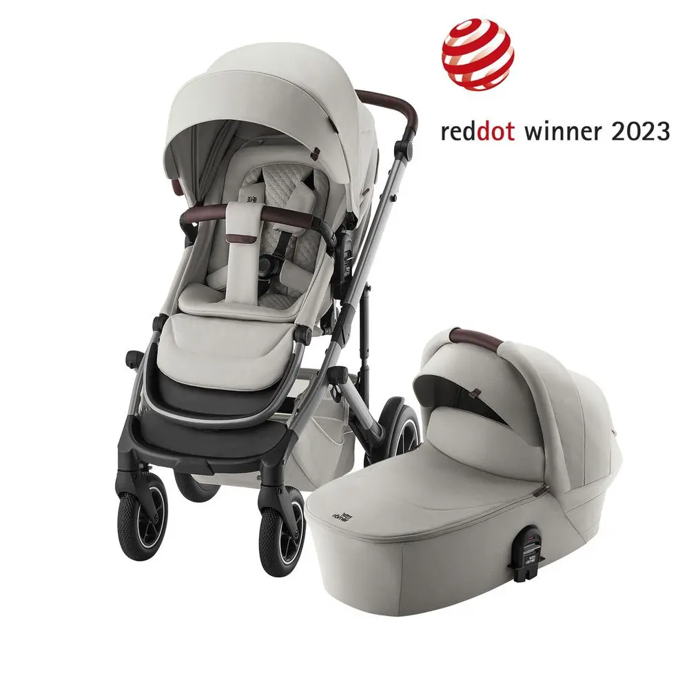 BRITAX RÖMER Set kočárek Smile 5Z + hluboká korba Lux 2025 - Linen Grey