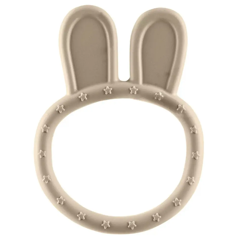 ZOPA Silikonové kousátko Rabbit - Sand Beige