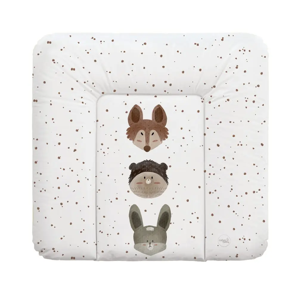 CEBA BABY Podložka přebalovací měkká střední (75x72) Basic - Cute Animals