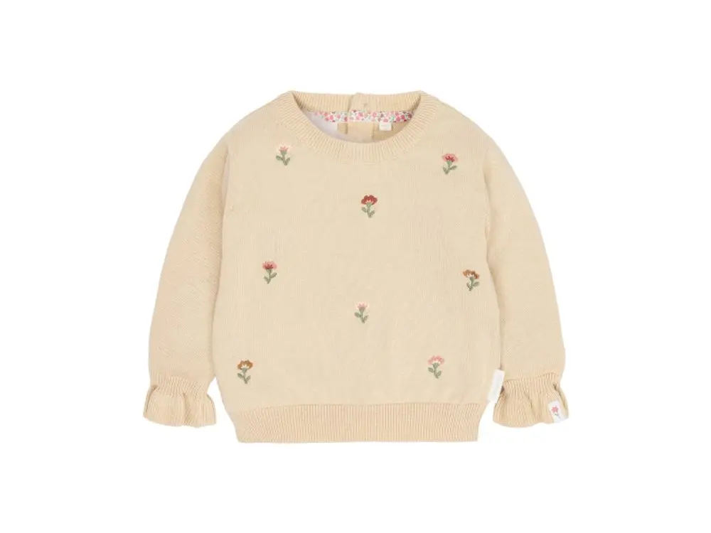 Little Dutch Svetřík pletený Vanilla vel. 86