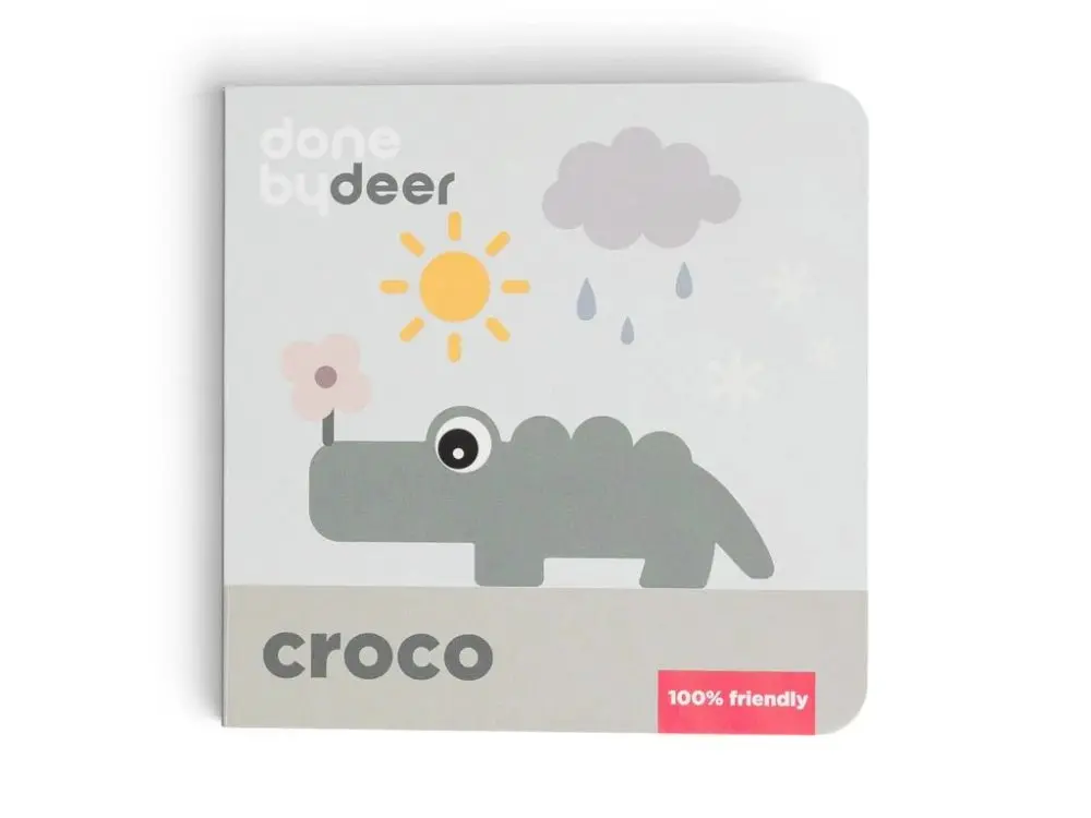 Done by Deer Aktivní knížka Croco Seasons - mix barev