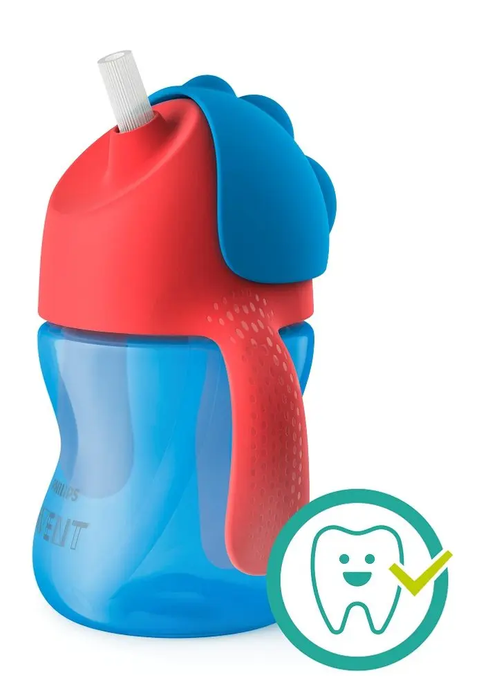 Philips AVENT Hrneček s brčkem Bendy 200ml kluk