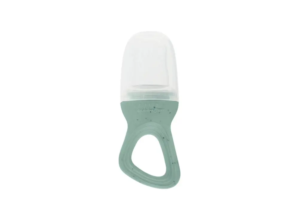 KikkaBoo Krmicí kousátko Platinum Silicone Sage