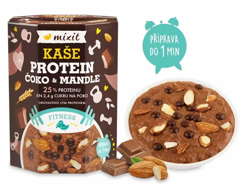 Mixit Kaše Protein čoko&mandle 320g