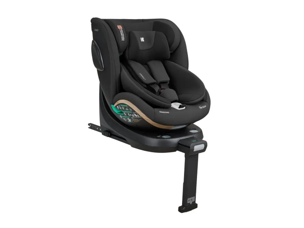 KikkaBoo Autosedačka 40-150 cm i-Twist i-SIZE Black