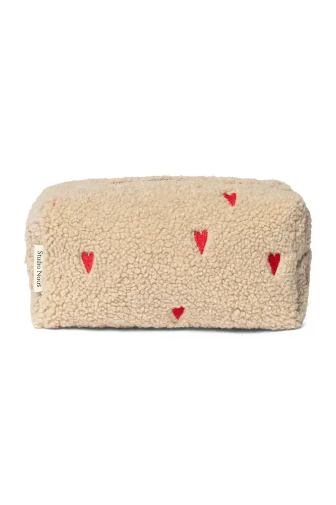 Studio Noos Teddy Hearts POUCH kabelka Ecru Hearts