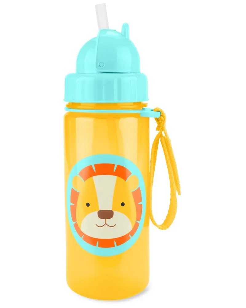 Skip Hop Zoo Hrnek s brčkem PP bez PVC a BPA 12m+ - Lev