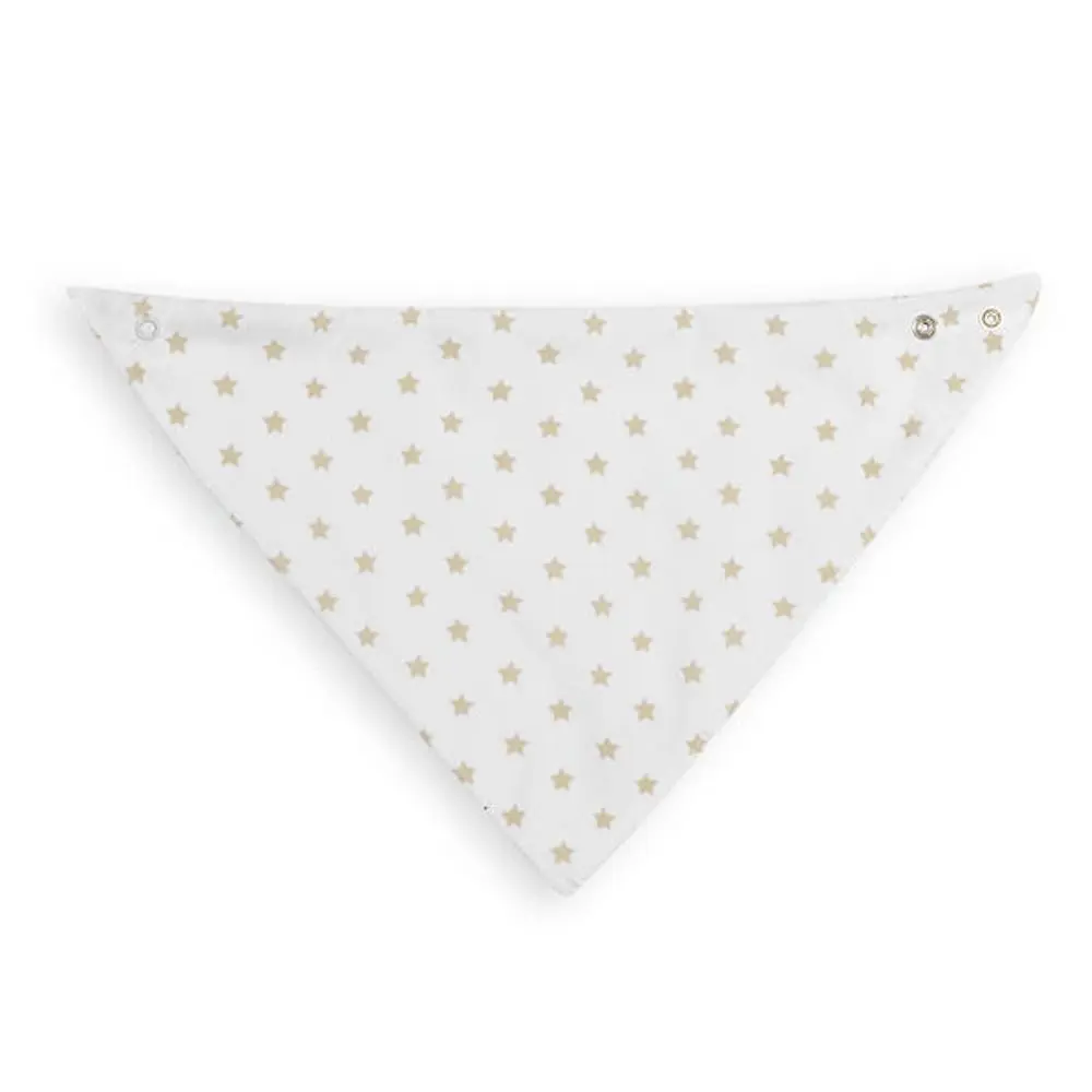 Interbaby ŠÁTEK 38 X 27 HVĚZDA - krémová