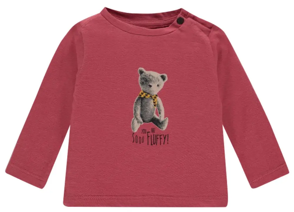 Noppies Longsleeve Cheviot Garnet Rose