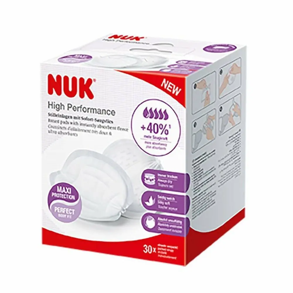 NUK Prsní polštářky High Performance - 30ks