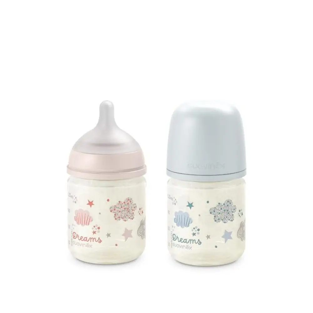 Suavinex SUAVINEX | Láhev SKLO DREAMS 120 ml fyziologická SX PRO +0 XS