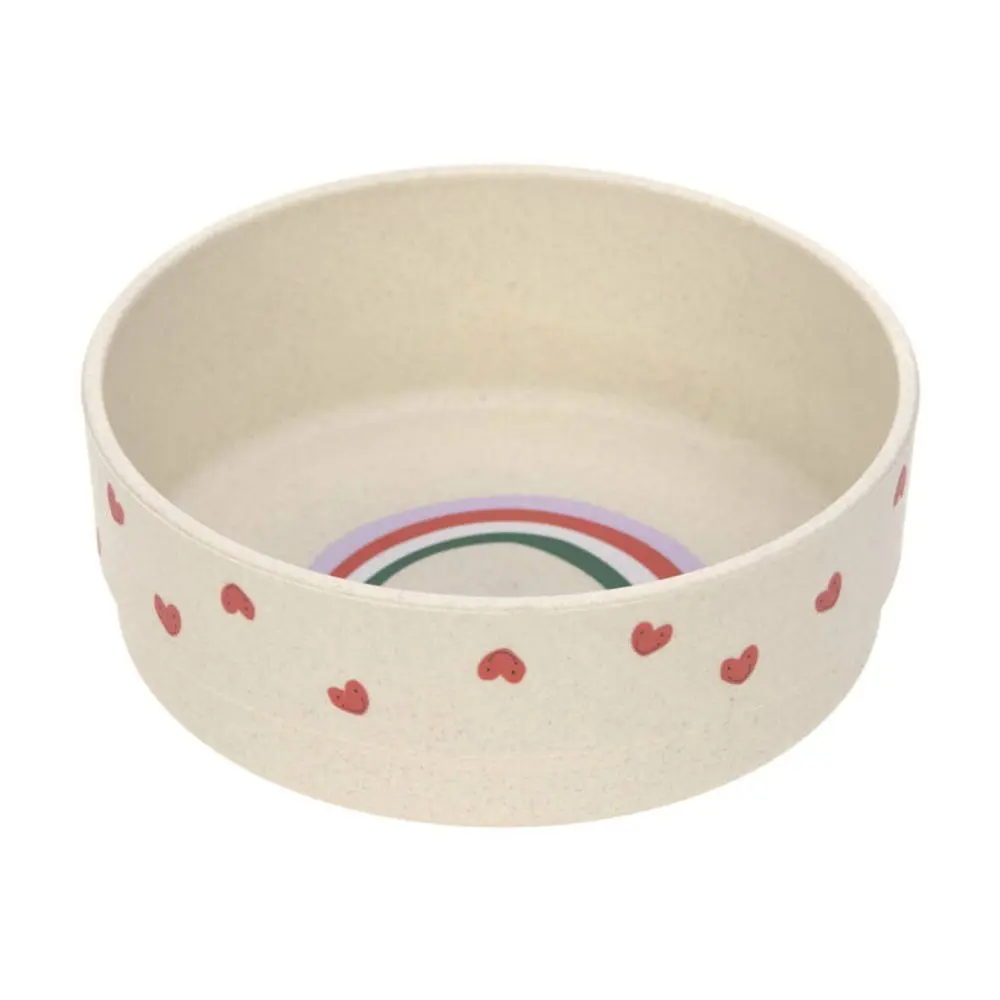 Lässig Bowl PP/Cellulose Rascals Heart lavender