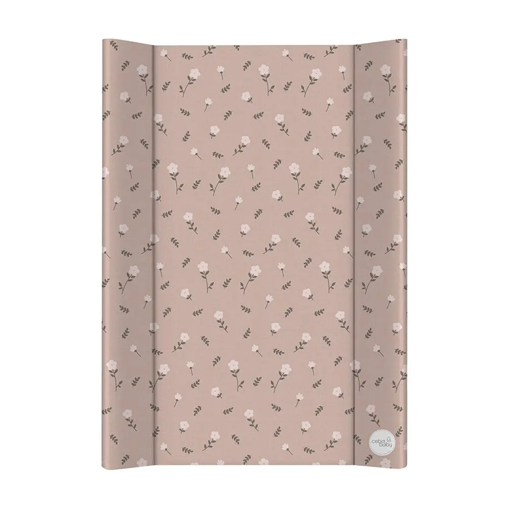 CEBA BABY Přebalovací podložka 2-hranná s pevnou deskou (50x70) Ultra Light Petite Blossom