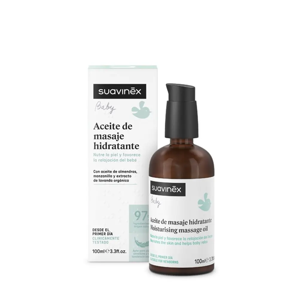 Suavinex Masážní zvlhčující olej - 100 ml