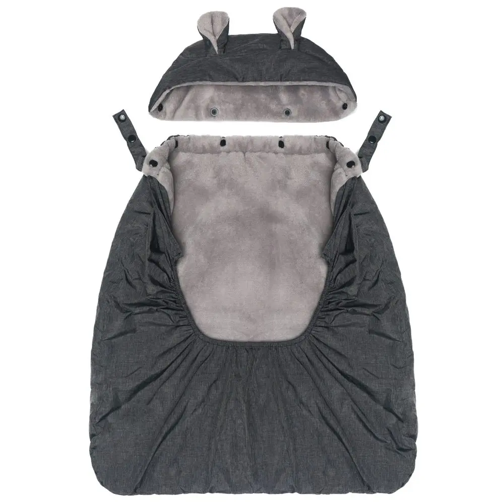 Fillikid Zateplený potah na nosítko coral fleece grey