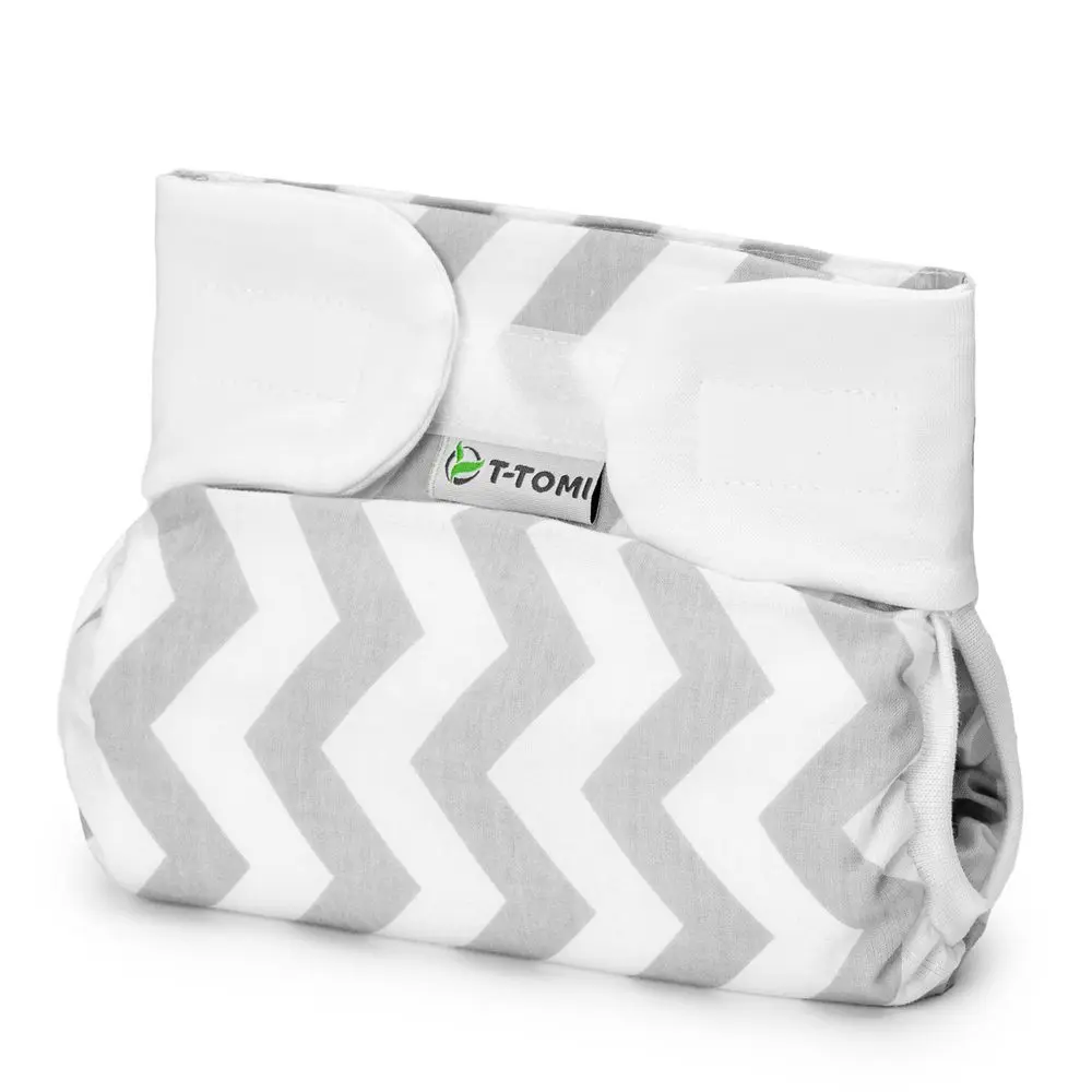 T-TOMI Ortopedické abdukční kalhotky - suchý zip Grey zig-zag (3-6kg)