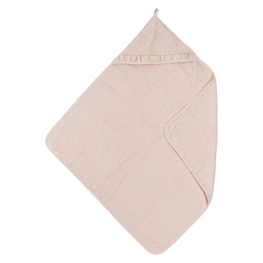 Meyco Osuška s kapucí Ruffle 80x80 - Soft pink