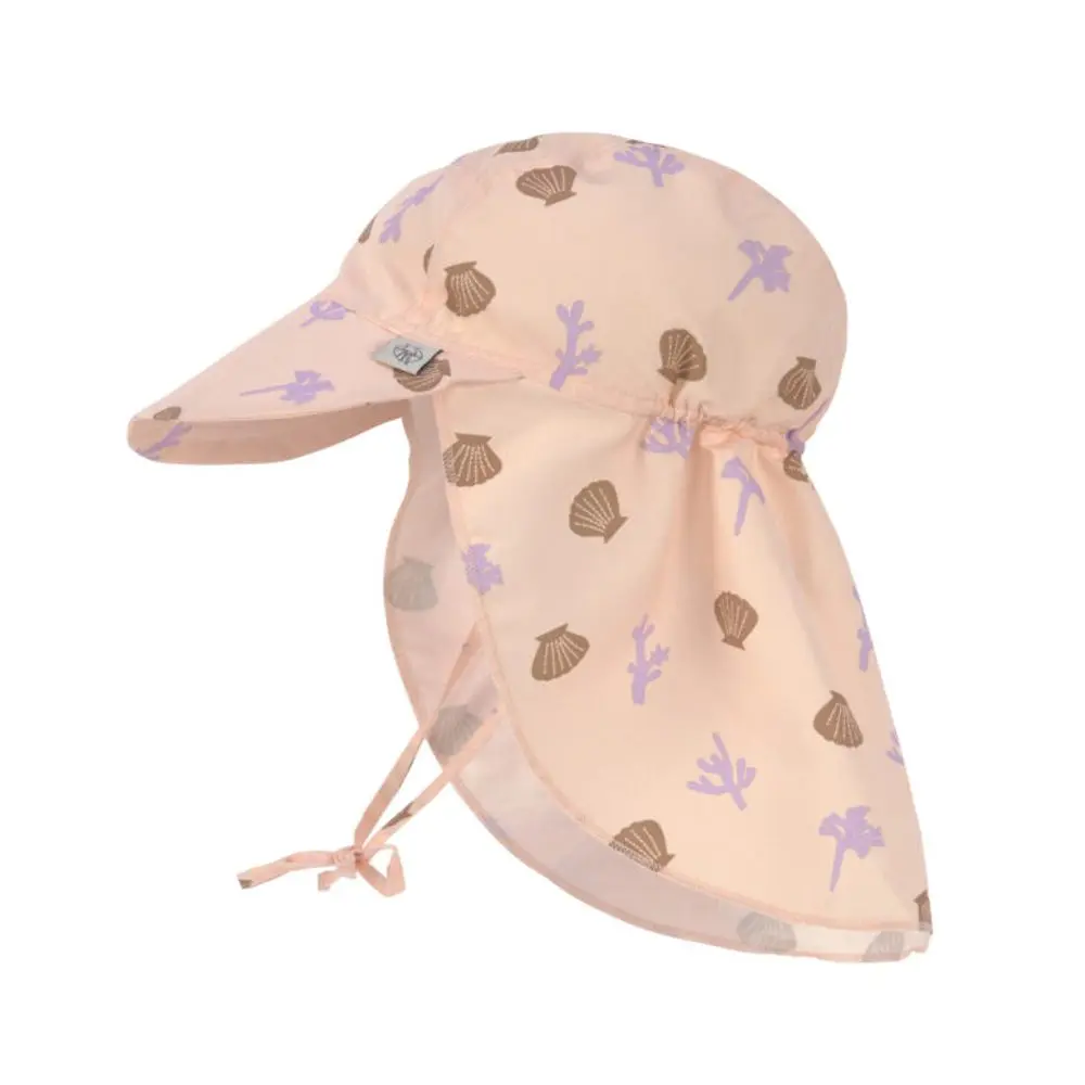 Lässig Splash Sun Protection Flap Hat corals peach rose 19-36m