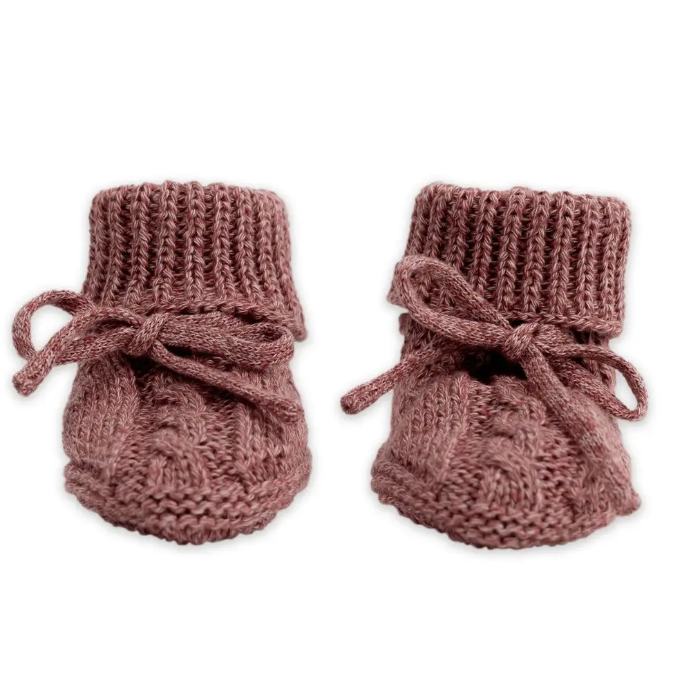 LODGER Capáčky Knit Cable Rebel vel. 0 - 6 měsíců