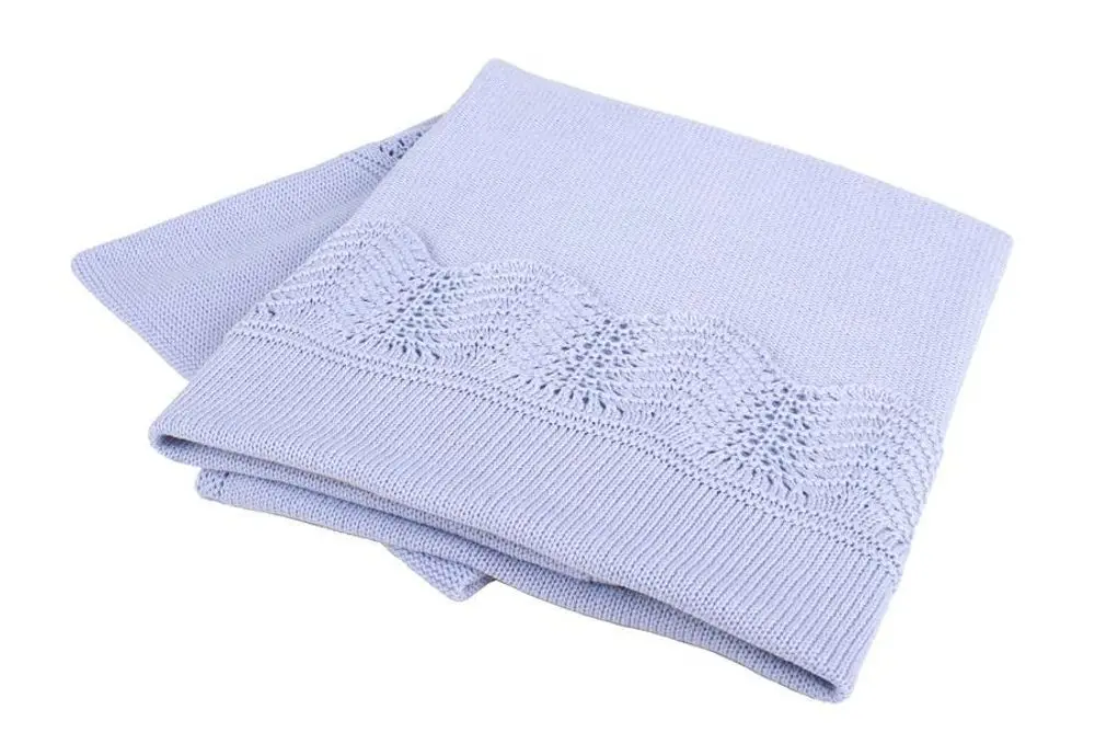 Interbaby DEKA PŘÍZOVÁ LEM 75X100 - MODRÁ