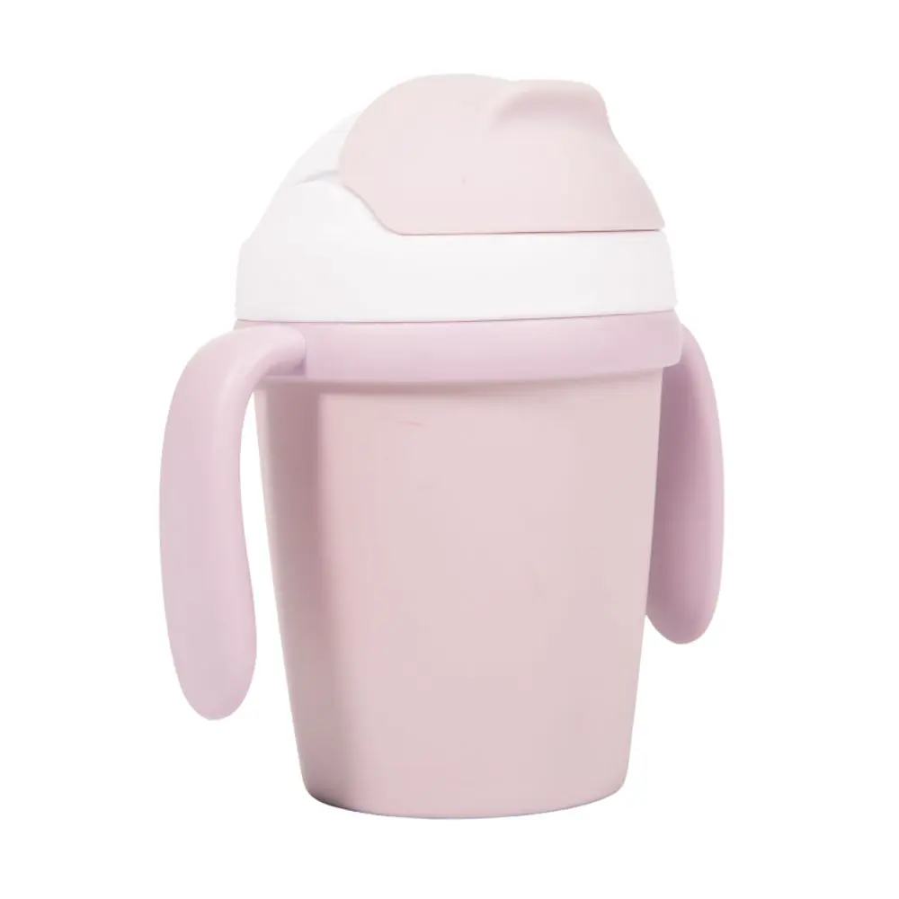 Bo Jungle Hrníček se slámkou CPLA Pink
