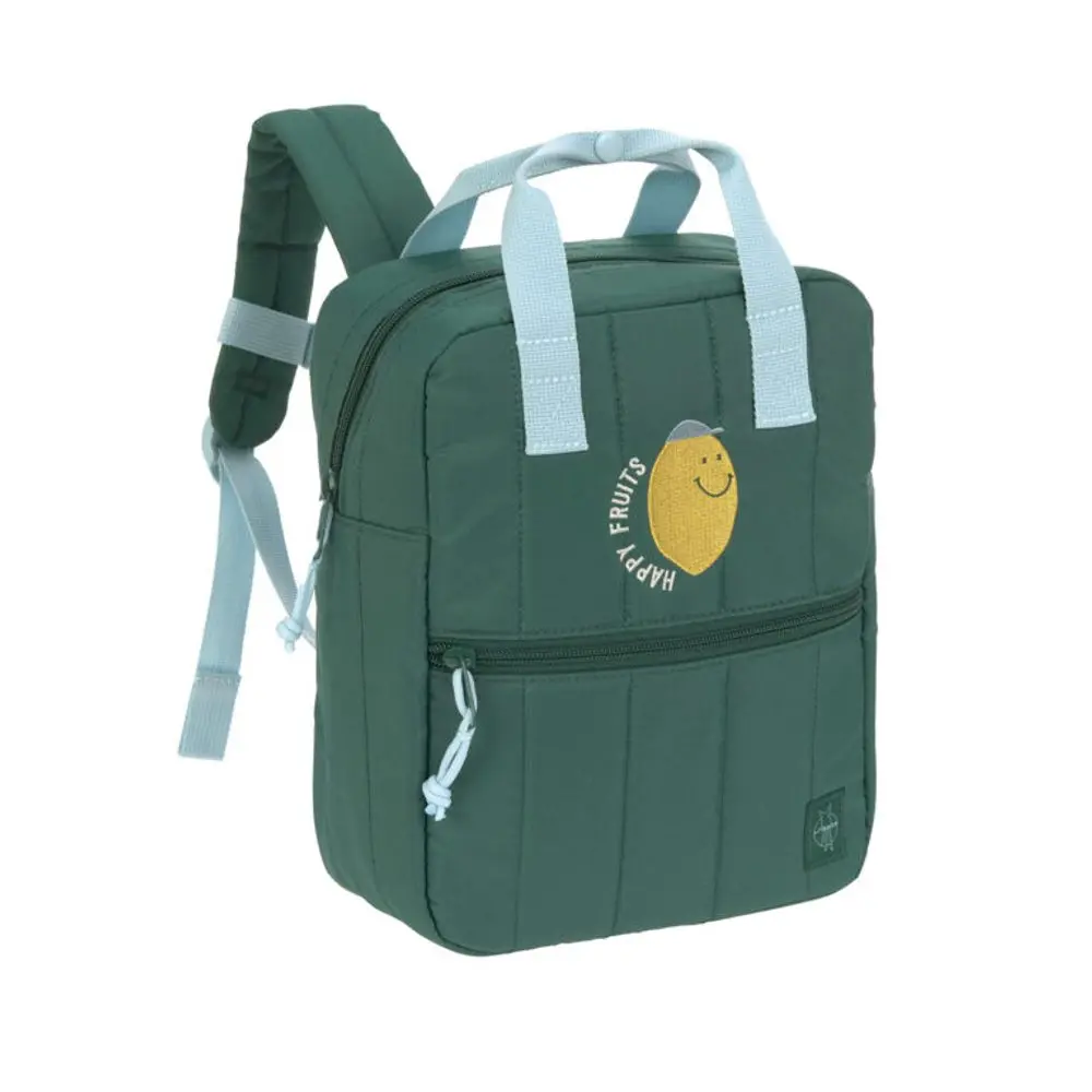 Lässig KIDS Mini Square Backpack Little Gang lemon dark green