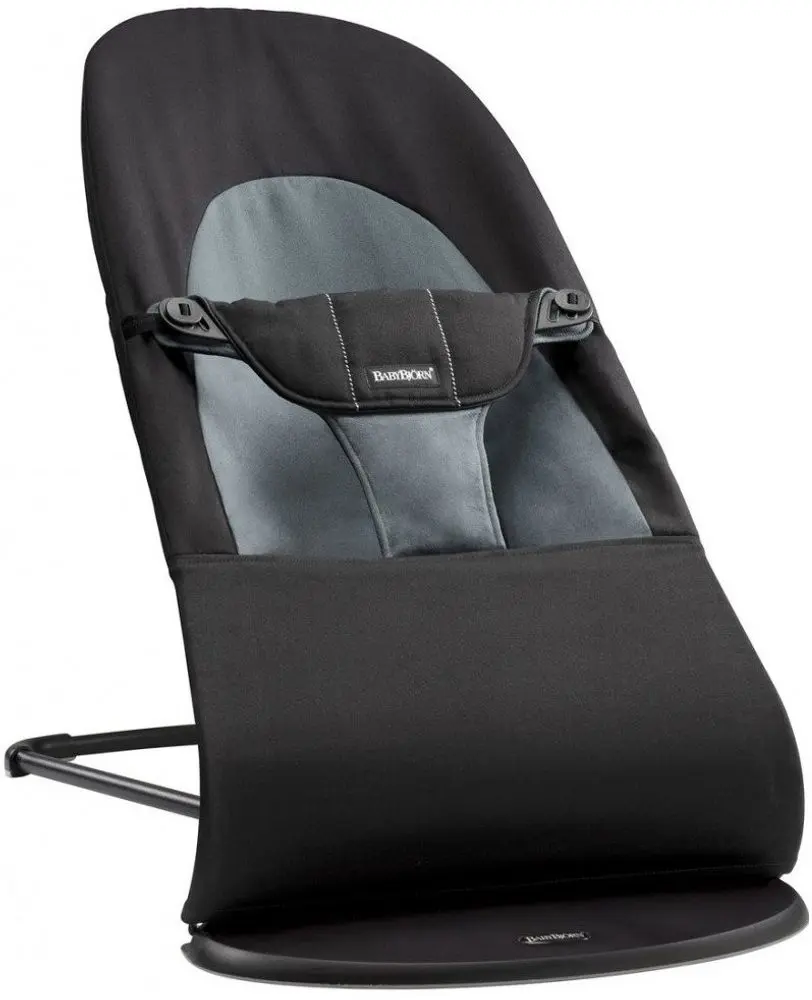BABYBJÖRN Lehátko Balance Soft Black/Dark Grey cotton