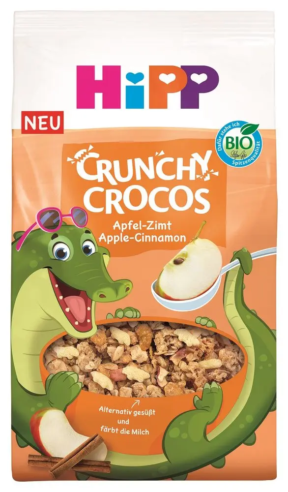 HiPP BIO křupavé KROKO müsli Jablko Skořice 300 g