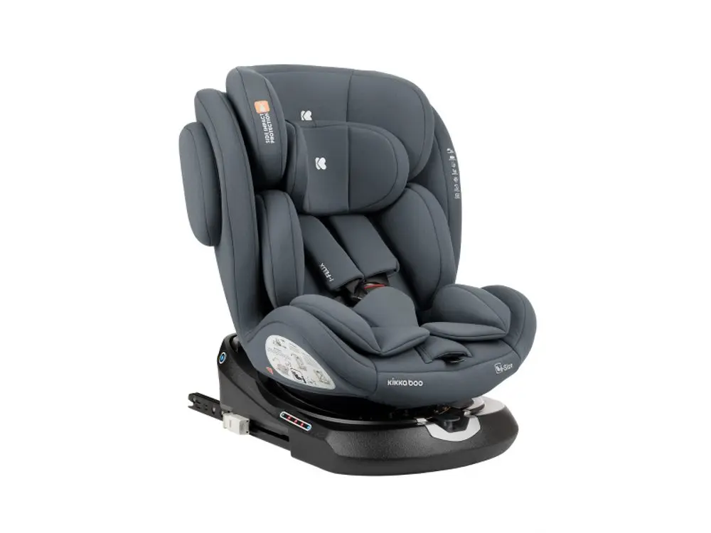 KikkaBoo Autosedačka 40-150 cm i-Felix i-SIZE Dark Grey