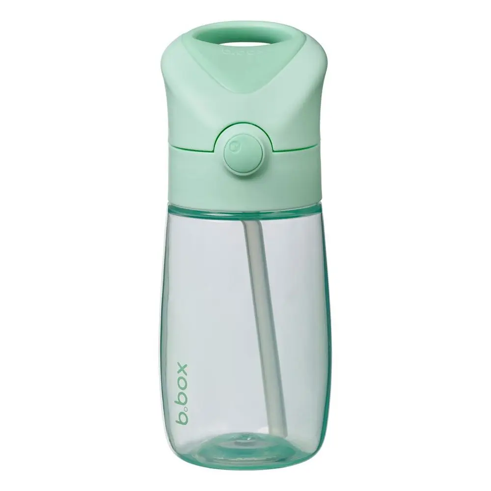 B.BOX Láhev na pití s brčkem Junior spearmint 380 ml