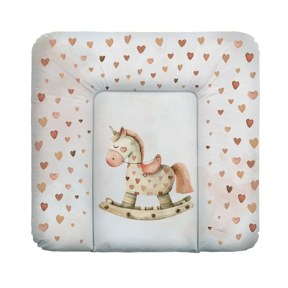 CEBA BABY Přebalovací podložka měkká střední (75x72) Basic Rocking Horse