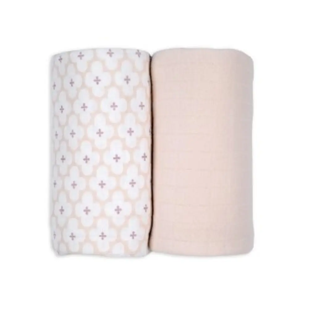 LODGER Swaddler Solid Matcha 2balení 110 x 110 cm Powder
