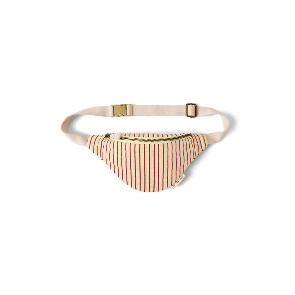 STUDIO NOOS Ledvinka mini Poplin - Butter Yellow Striped