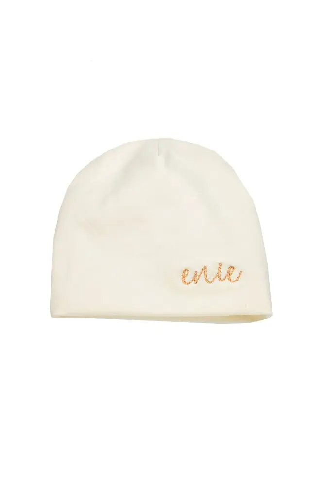 enie baby Dětská čepice 9-12m béžová