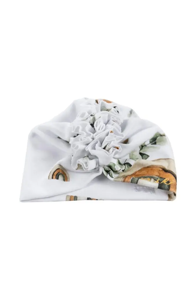 enie baby Turban - dětská čepice 0-3m Rainbow