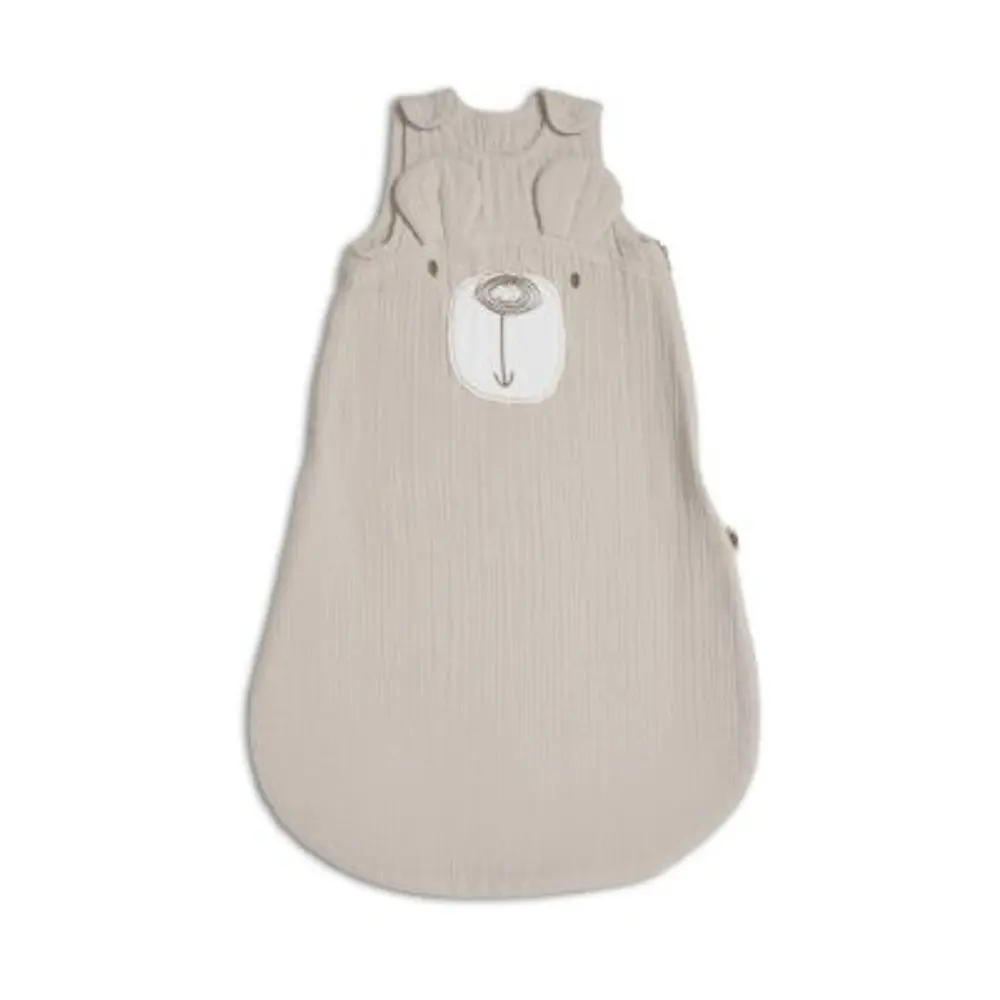 FUNNABABY Mušelínový spací pytel Sand Beige 70 cm