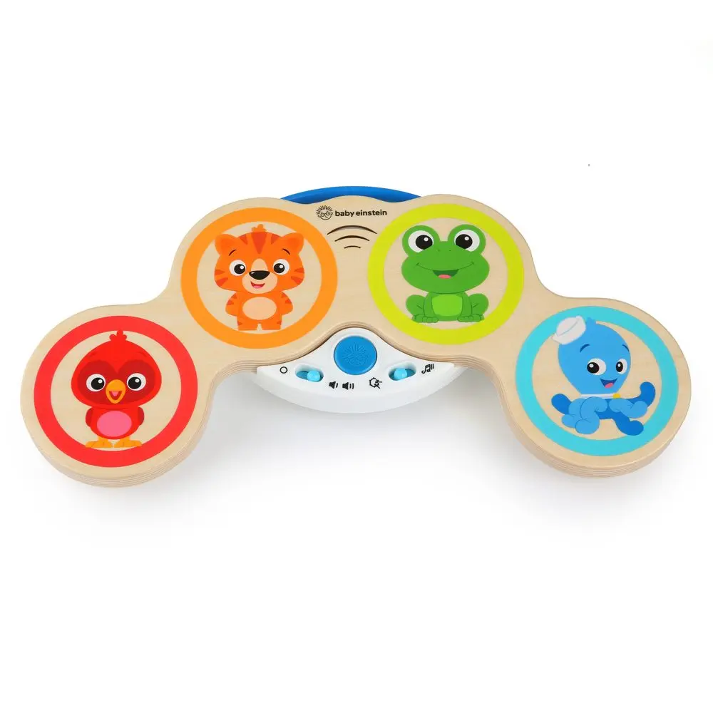 Baby Einstein Hračka dřevěná hudební bubny Magic Touch HAPE 6m+