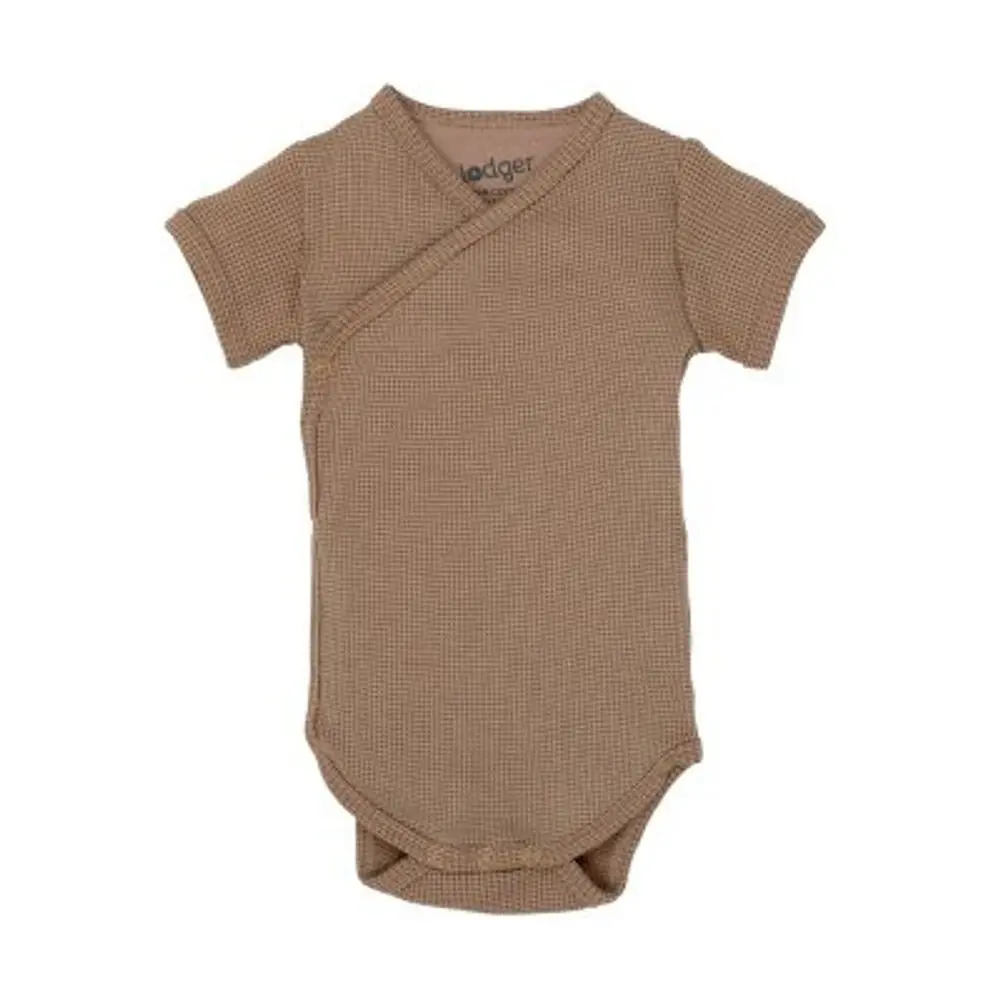 LODGER Romper Short Sleeves Ciumbelle Beige vel. 80