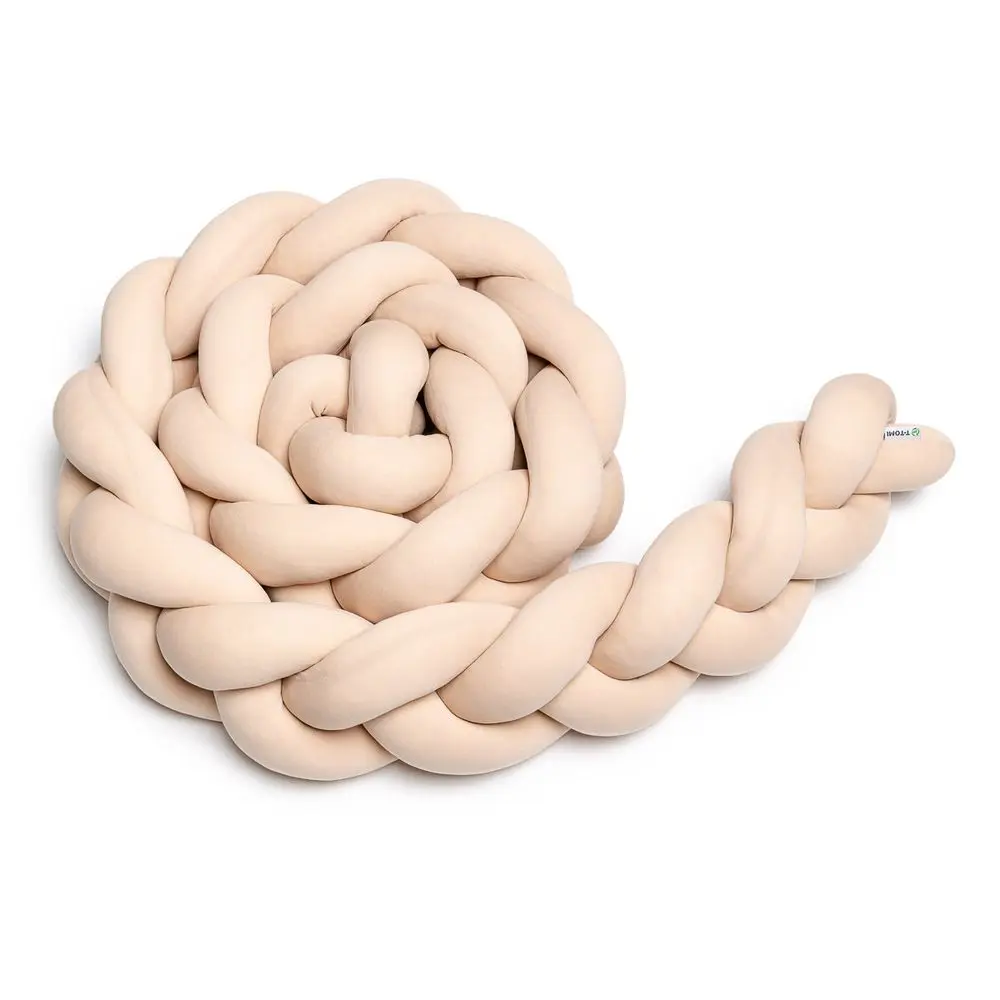 T-TOMI Pletený mantinel 180 cm Beige