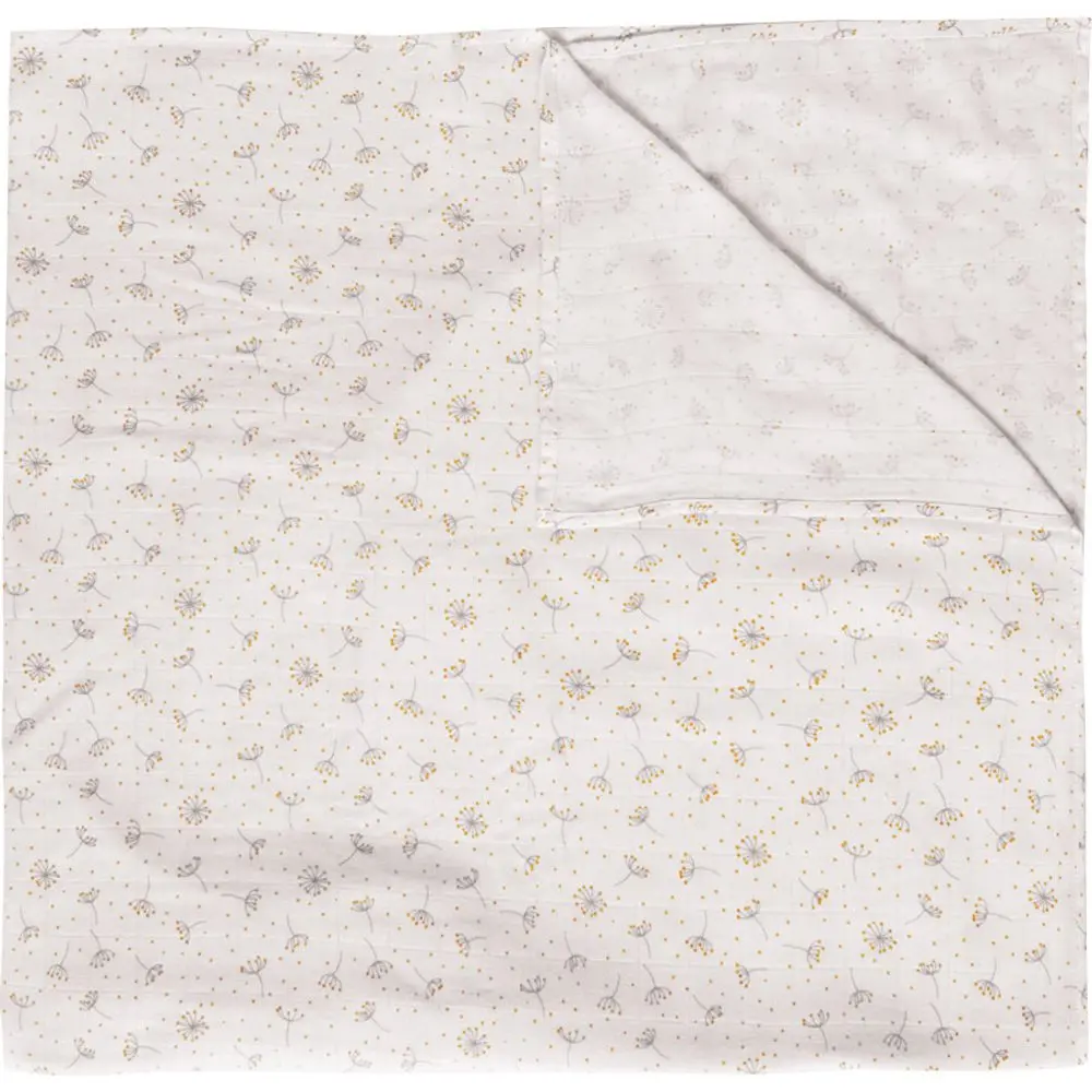 Bebe-Jou Mušelínová plenka 110x110cm Fabulous Wish Grey