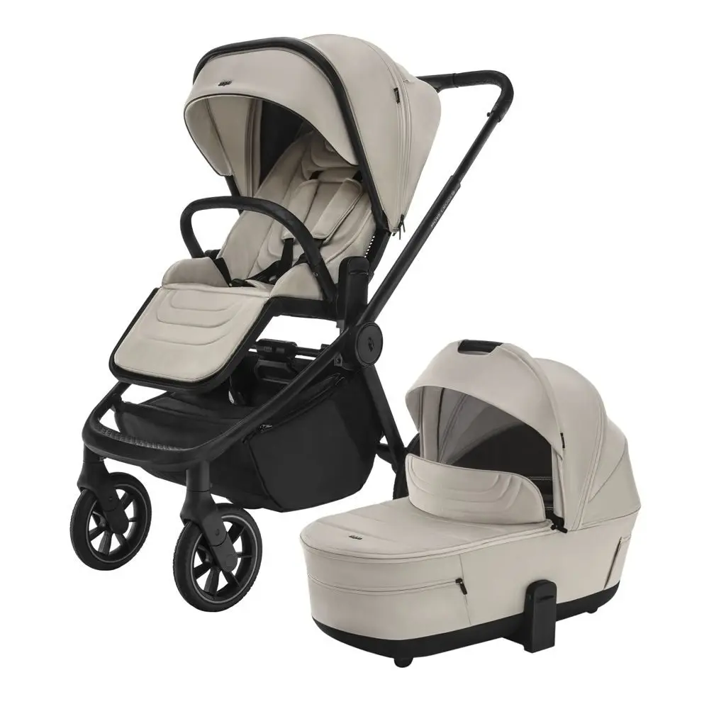 ZOPA Set Move Cross 5 + hluboká korba Move XL 5 + adaptéry - Ivory Beige