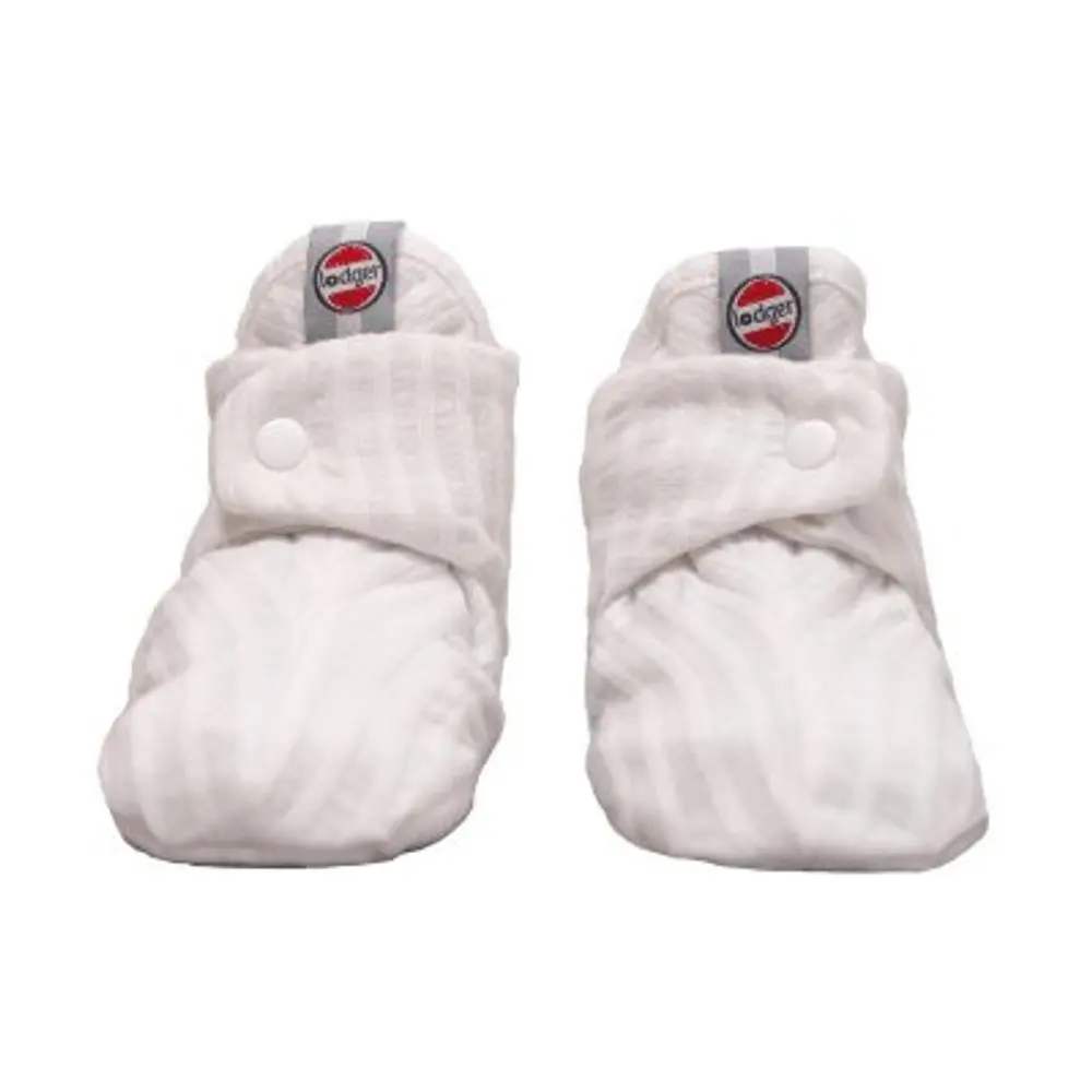 LODGER Slipper Seersucker Cloud Dancer 3 - 6 měsíců