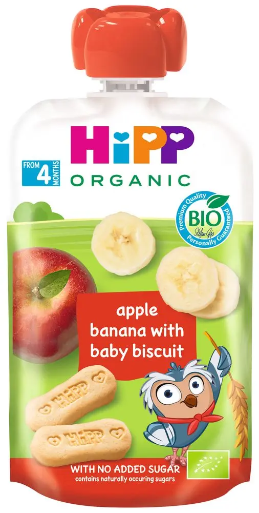 HiPP BIO Hippies Jablko-Banán-Cookies