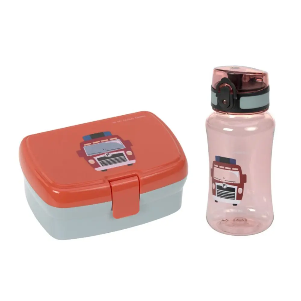 Lässig KIDS Lunch Set Tiny Drivers fire engine